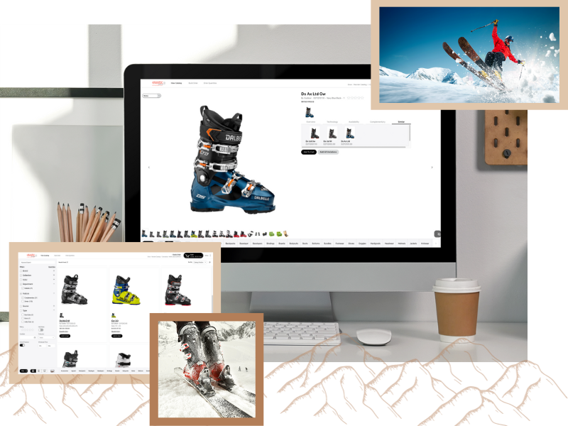Ski Digital Catalog Graphic Ski Digital Catalog Graphic
